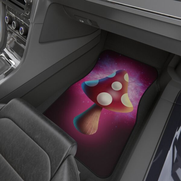 Cosmic 3D Amanita Muscaria mushroom - Car Mats (2x Front) - Image 6