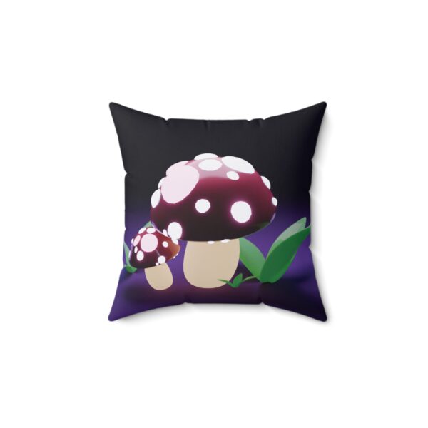 Glowing Mushrooms - Spun Polyester Square Pillow - Image 5