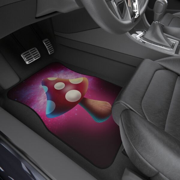 Cosmic 3D Amanita Muscaria mushroom - Car Mats (2x Front) - Image 5