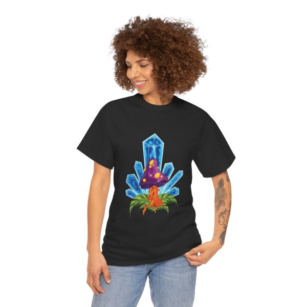 Crystal Shroom Bouquet - Unisex Heavy Cotton Tee