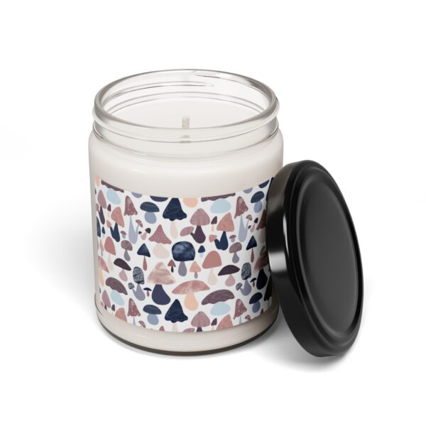 Patterned Illustrative Mushroom Watercolor - Scented Soy Candle, 9oz - Image 18