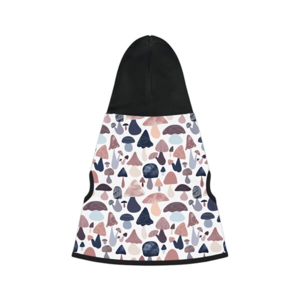 Patterned Illustrative Mushroom Watercolor - Pet Hoodie - Image 7