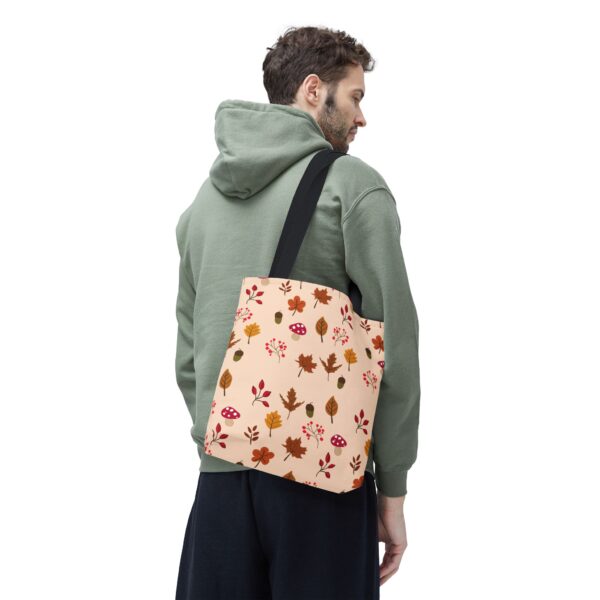 Mushroom & Nature Illustrative Icons - Tote Bag (AOP) - Image 7