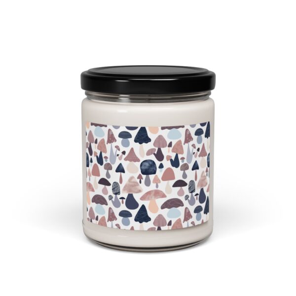 Patterned Illustrative Mushroom Watercolor - Scented Soy Candle, 9oz - Image 29