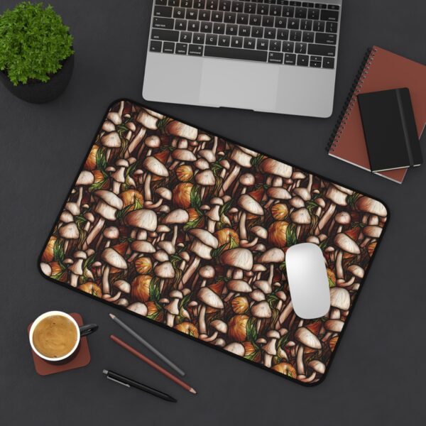 Rustic Mushroom Cluster - Desk Mat - Image 8