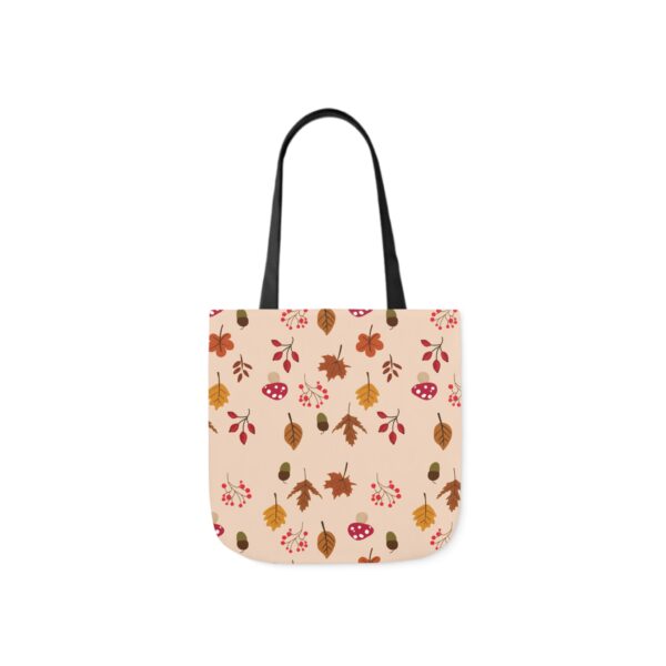 Mushroom & Nature Illustrative Icons - Canvas Tote Bag, 5-Color Straps - Image 10