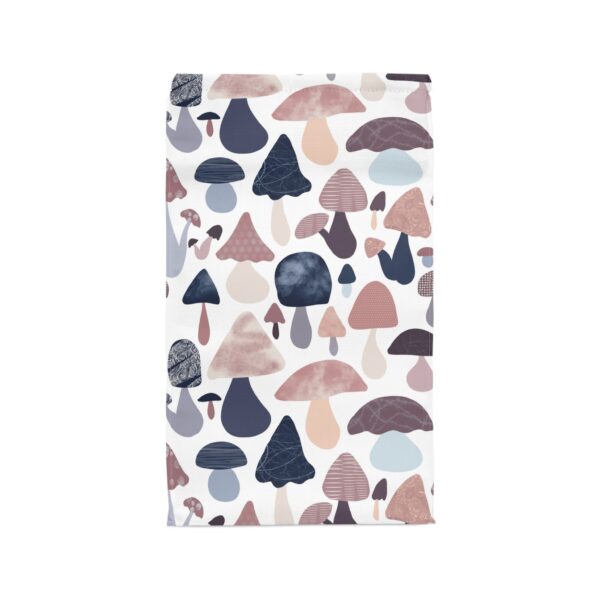 Patterned Illustrative Mushroom Watercolor - Polyester Lunch Bag - Image 2