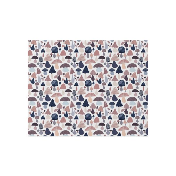 Patterned Illustrative Mushroom Watercolor - Outdoor Rug - Image 13