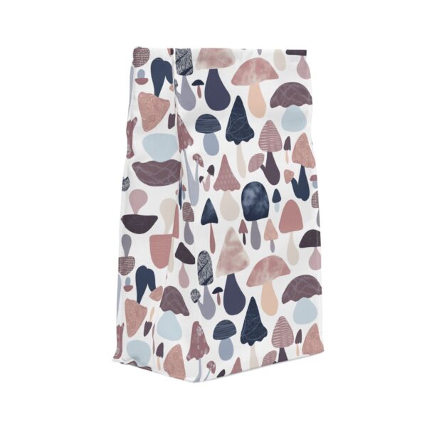 Patterned Illustrative Mushroom Watercolor - Polyester Lunch Bag - Image 4