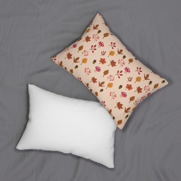 Mushroom & Nature Illustrative Icons - Spun Polyester Lumbar Pillow - Image 4