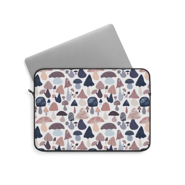 Patterned Illustrative Mushroom Watercolor - Laptop Sleeve