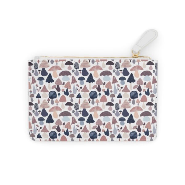 Patterned Illustrative Mushroom Watercolor - Mini Clutch Bag