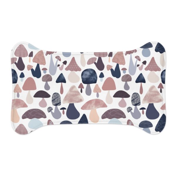 Patterned Illustrative Mushroom Watercolor - Pet Feeding Mats - Image 5