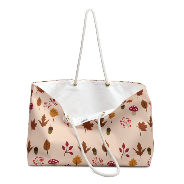 Mushroom & Nature Illustrative Icons - Weekender Bag - Image 3