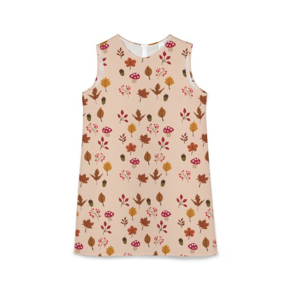 Mushroom & Nature Illustrative Icons - A-line Sleeveless Dress (AOP) - Image 2