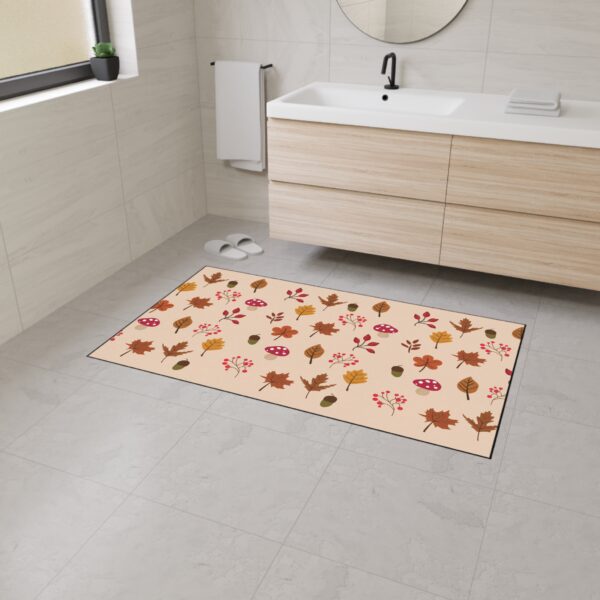 Mushroom & Nature Illustrative Icons - Heavy Duty Floor Mat - Image 7