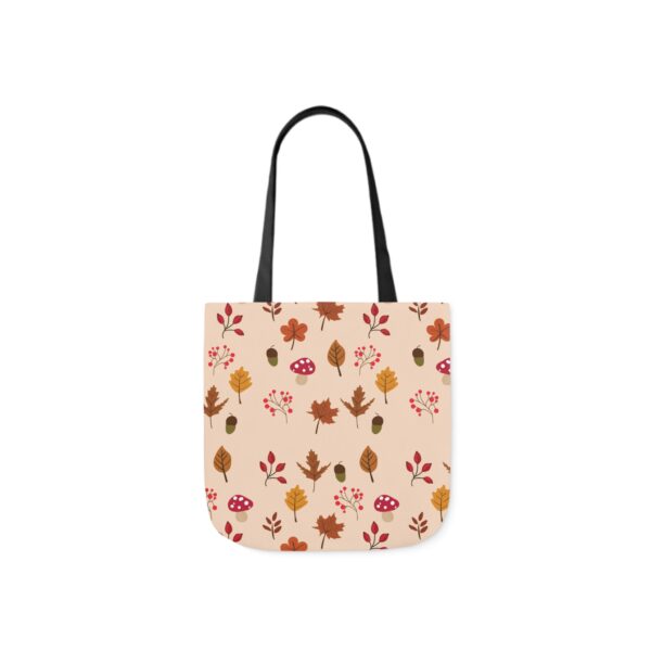 Mushroom & Nature Illustrative Icons - Canvas Tote Bag, 5-Color Straps - Image 9