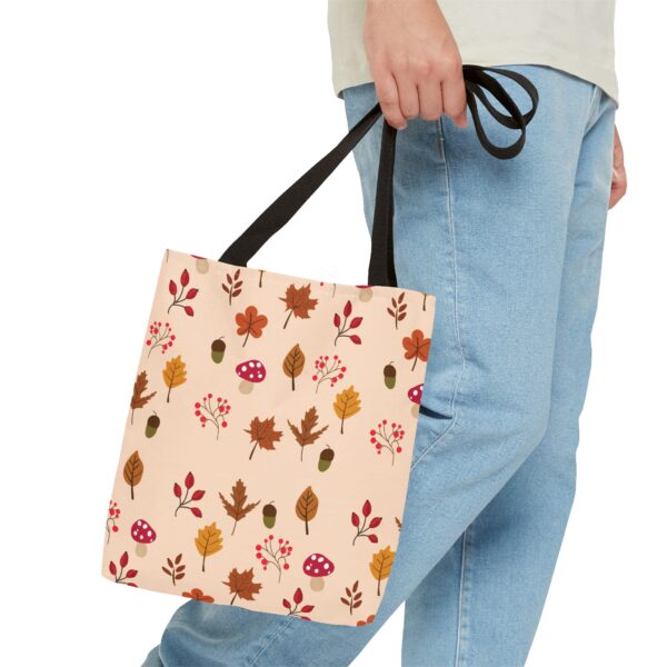 Mushroom & Nature Illustrative Icons - Tote Bag (AOP) - Image 4