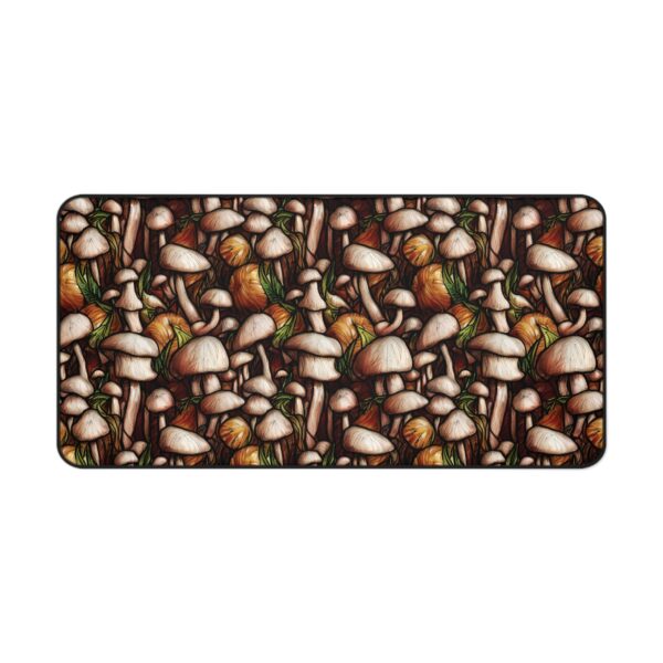 Rustic Mushroom Cluster - Desk Mat - Image 2