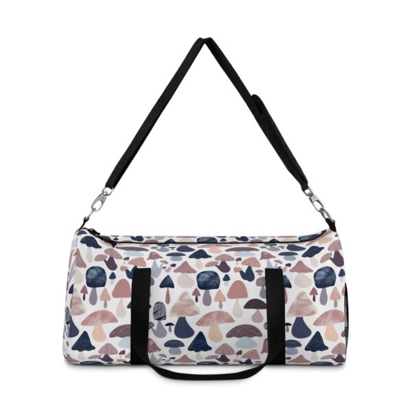 Patterned Illustrative Mushroom Watercolor - Duffel Bag - Image 2