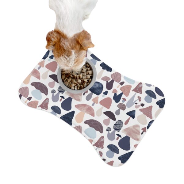 Patterned Illustrative Mushroom Watercolor - Pet Feeding Mats - Image 2