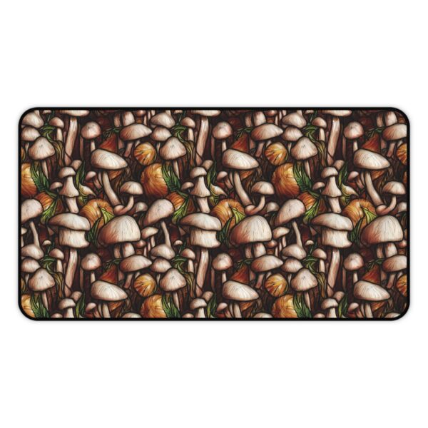 Rustic Mushroom Cluster - Desk Mat - Image 9