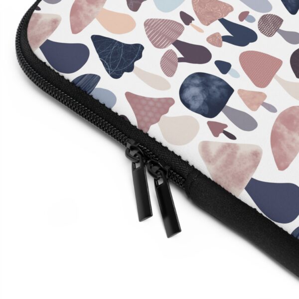 Patterned Illustrative Mushroom Watercolor - Laptop Sleeve - Image 4