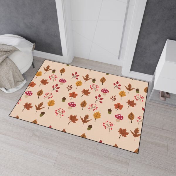 Mushroom & Nature Illustrative Icons - Heavy Duty Floor Mat - Image 4