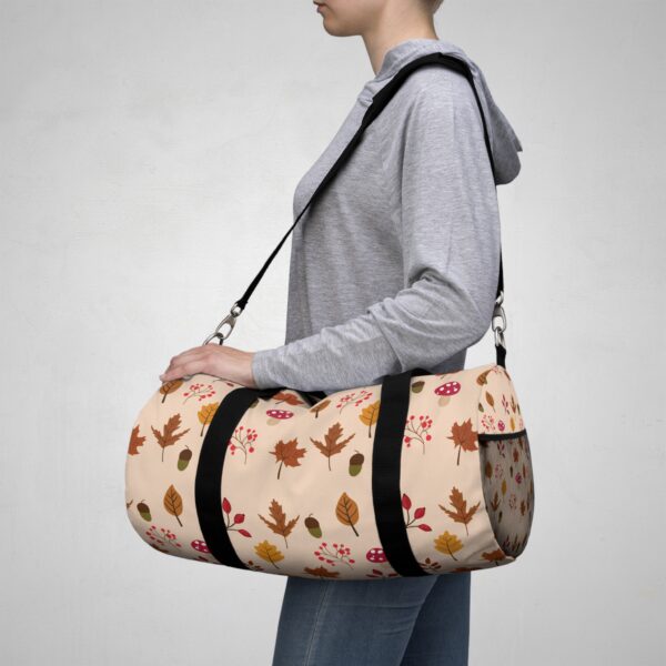 Mushroom & Nature Illustrative Icons - Duffel Bag - Image 11