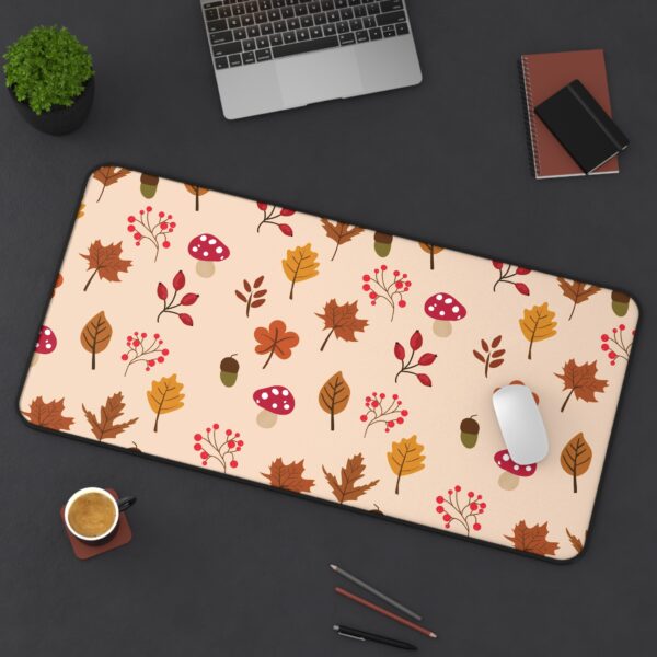 Mushroom & Nature Illustrative Icons - Desk Mat