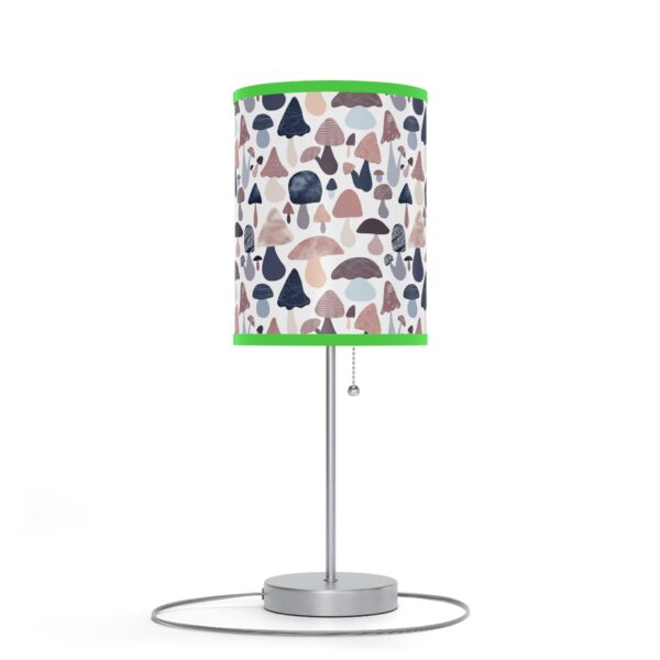 Patterned Illustrative Mushroom Watercolor - Lamp on a Stand, US|CA plug - Image 63