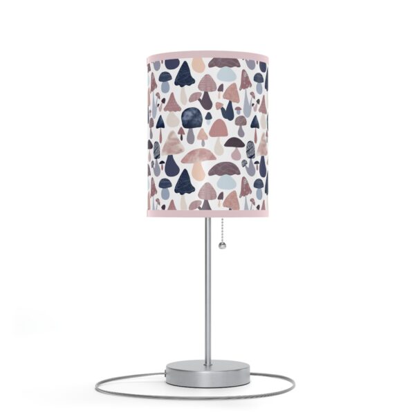 Patterned Illustrative Mushroom Watercolor - Lamp on a Stand, US|CA plug - Image 71