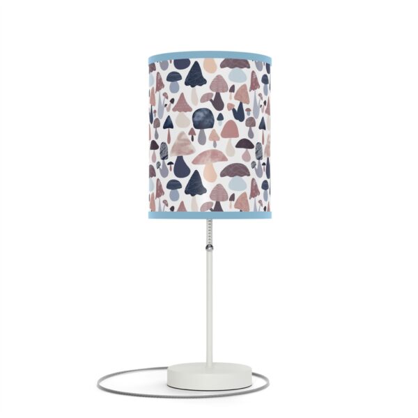 Patterned Illustrative Mushroom Watercolor - Lamp on a Stand, US|CA plug - Image 41