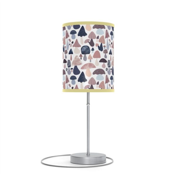 Patterned Illustrative Mushroom Watercolor - Lamp on a Stand, US|CA plug - Image 53