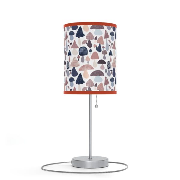 Patterned Illustrative Mushroom Watercolor - Lamp on a Stand, US|CA plug - Image 31