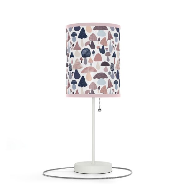Patterned Illustrative Mushroom Watercolor - Lamp on a Stand, US|CA plug - Image 75