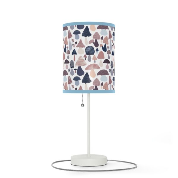 Patterned Illustrative Mushroom Watercolor - Lamp on a Stand, US|CA plug - Image 44