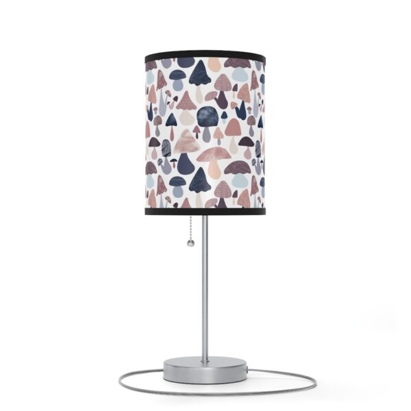 Patterned Illustrative Mushroom Watercolor - Lamp on a Stand, US|CA plug - Image 24