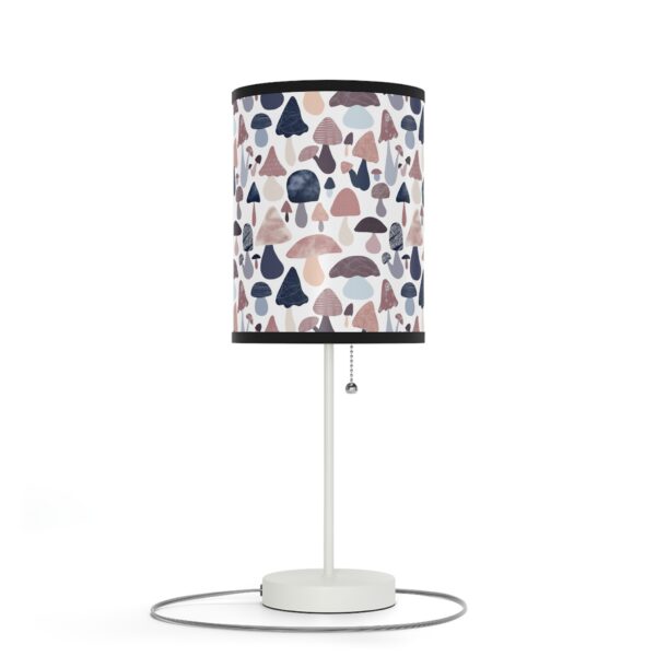 Patterned Illustrative Mushroom Watercolor - Lamp on a Stand, US|CA plug - Image 27