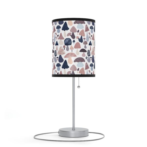Patterned Illustrative Mushroom Watercolor - Lamp on a Stand, US|CA plug - Image 23