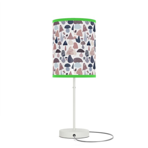 Patterned Illustrative Mushroom Watercolor - Lamp on a Stand, US|CA plug - Image 66