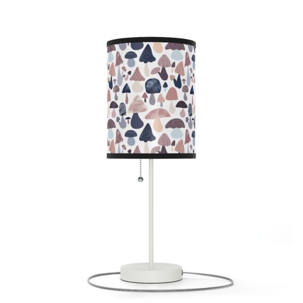 Patterned Illustrative Mushroom Watercolor - Lamp on a Stand, US|CA plug - Image 28