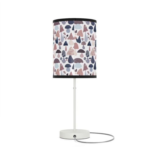 Patterned Illustrative Mushroom Watercolor - Lamp on a Stand, US|CA plug - Image 26