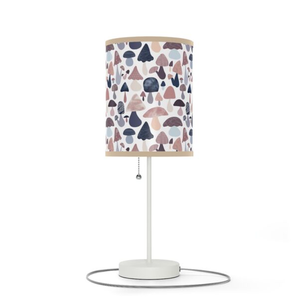 Patterned Illustrative Mushroom Watercolor - Lamp on a Stand, US|CA plug - Image 20
