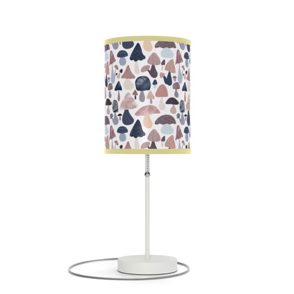 Patterned Illustrative Mushroom Watercolor - Lamp on a Stand, US|CA plug - Image 57