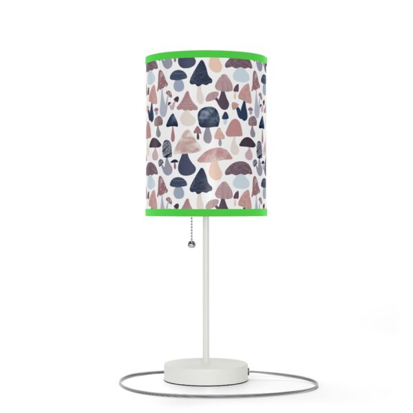 Patterned Illustrative Mushroom Watercolor - Lamp on a Stand, US|CA plug - Image 68