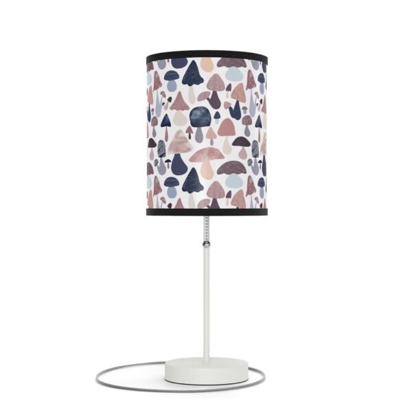 Patterned Illustrative Mushroom Watercolor - Lamp on a Stand, US|CA plug - Image 25