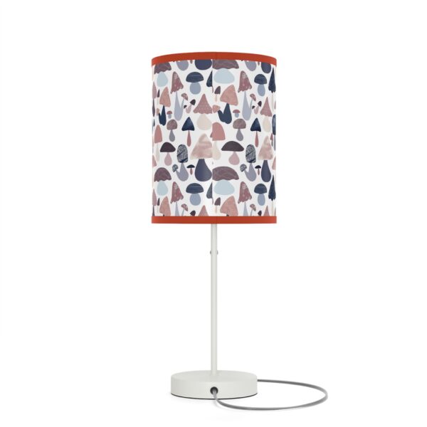 Patterned Illustrative Mushroom Watercolor - Lamp on a Stand, US|CA plug - Image 34