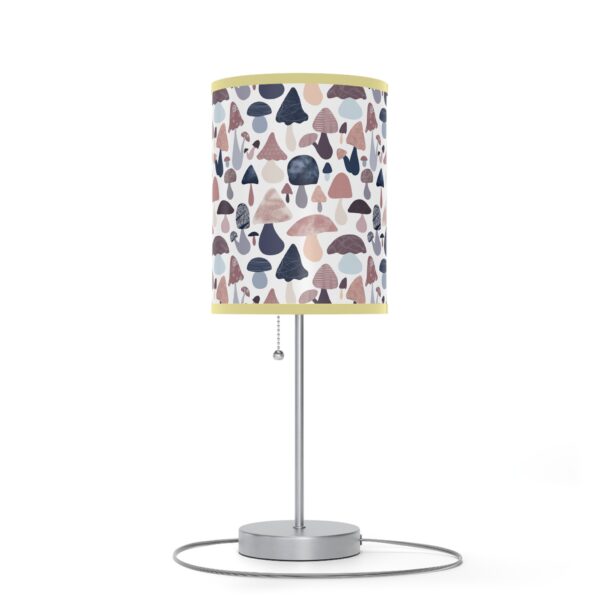 Patterned Illustrative Mushroom Watercolor - Lamp on a Stand, US|CA plug - Image 56