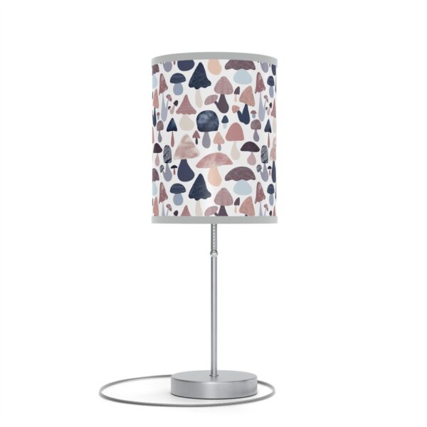 Patterned Illustrative Mushroom Watercolor - Lamp on a Stand, US|CA plug - Image 45